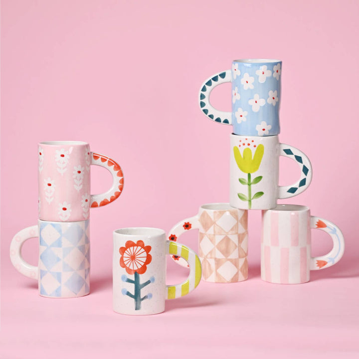 ChagoArt - Ceramic Coffee Mug-Handmade Coffee Cups-Tea Drinking Cups