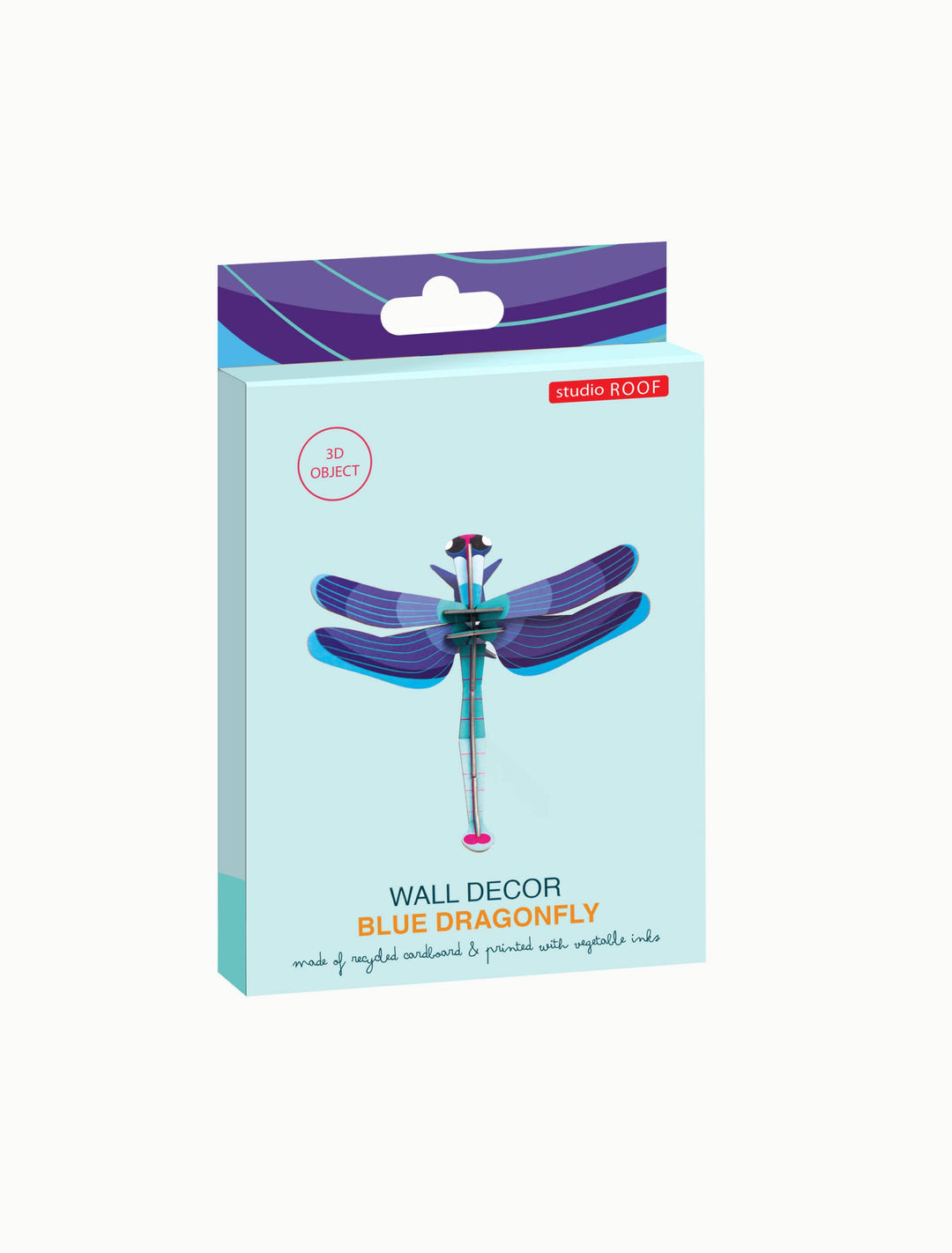 Studio Roof (no tariffs) - 3D Wall Art - Insect - Sapphire Dragonfly