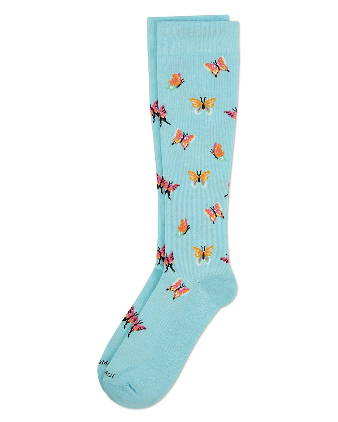 Infinity Classics International Inc. - Butterfly Bamboo Compression Socks: Blue Frost / 9-11
