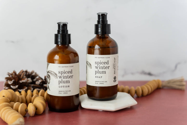 Broken Top Brands - Spiced Winter Plum - 8 oz Lotion - Holiday