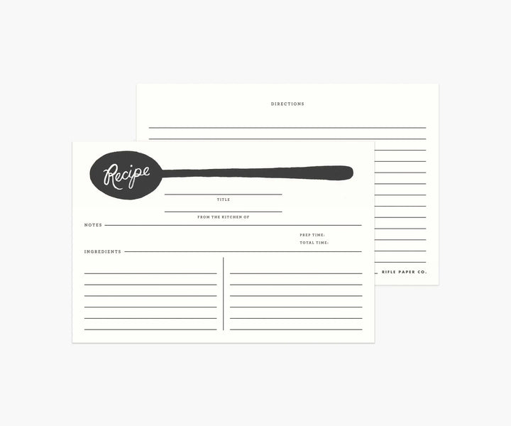 Rifle Paper Co. - Citrus Floral Tin Recipe Box