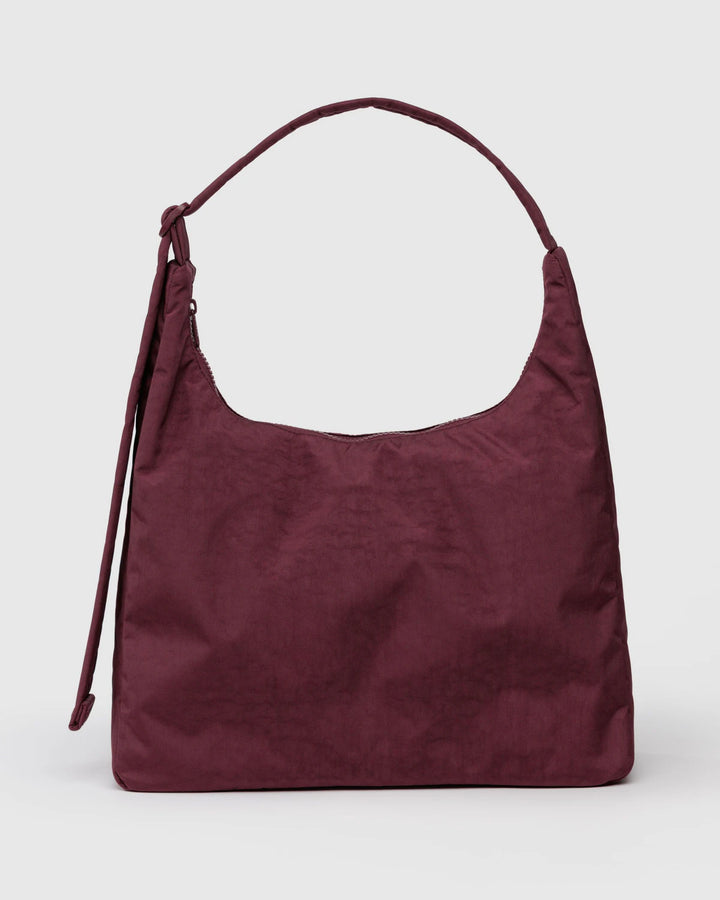 BAGGU- Nylon Shoulder Mahogany
