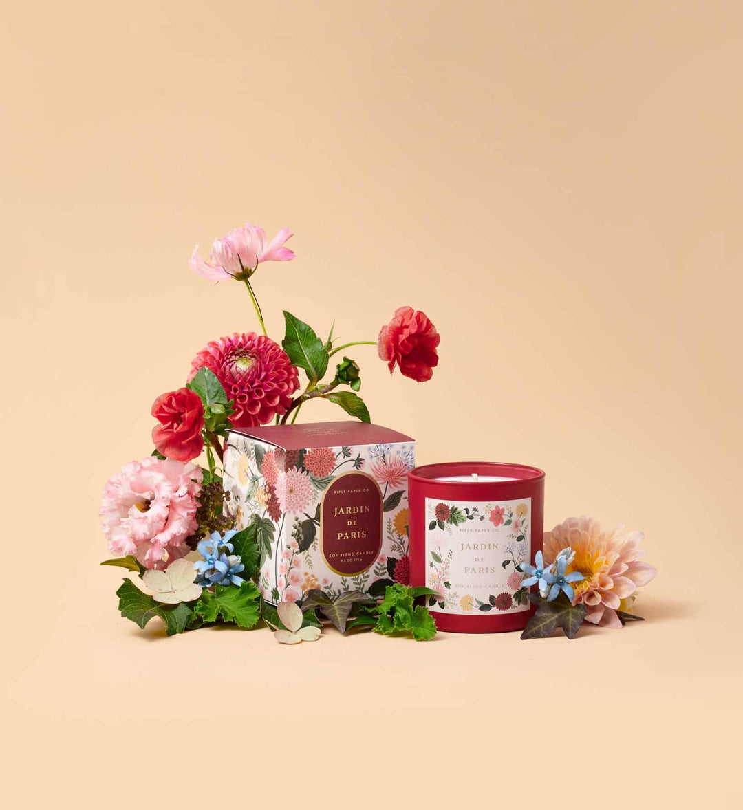 Rifle Paper Co. - Dahlia Jardin de Paris 9 oz Glass Candle