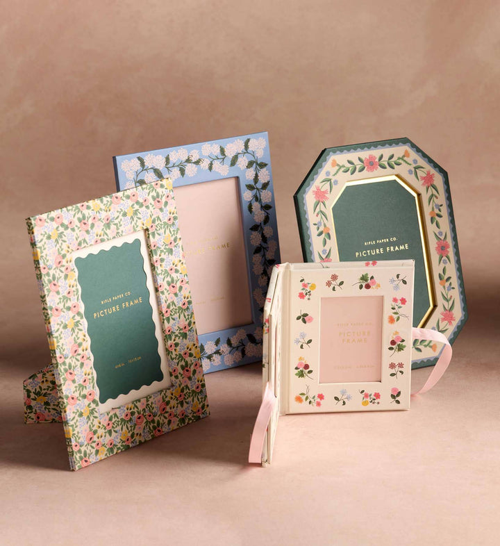 Rifle Paper Co. - Ditsy Dahlia Folio Paper Wrapped Picture Frame
