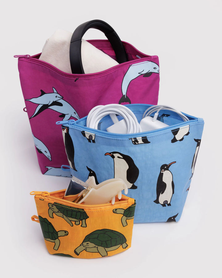 BAGGU- Go Pouch Set- Vacation Animals
