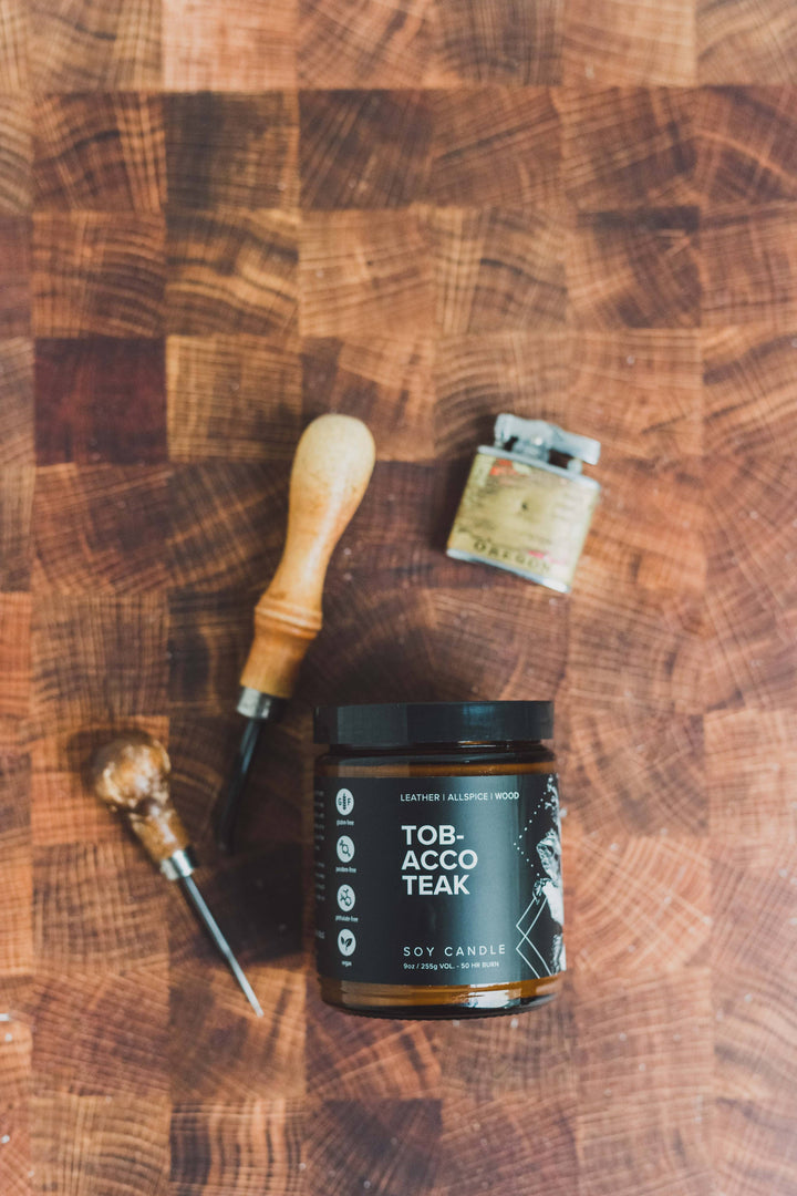 Broken Top Brands - Tobacco Teak Natural Soy Candle 9 oz