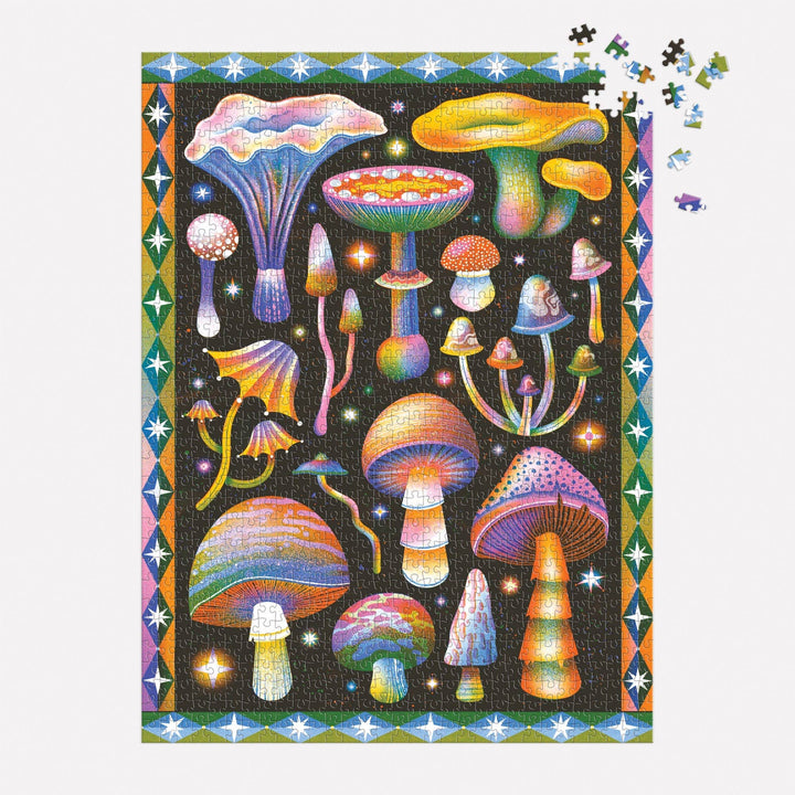 Chronicle Books - Cosmic Mushrooms 1000 Piece Puzzle