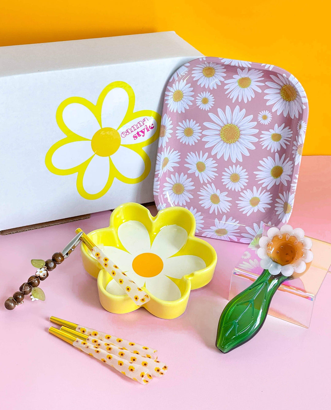 Canna Style - MINI DAISY ROLLING TRAY