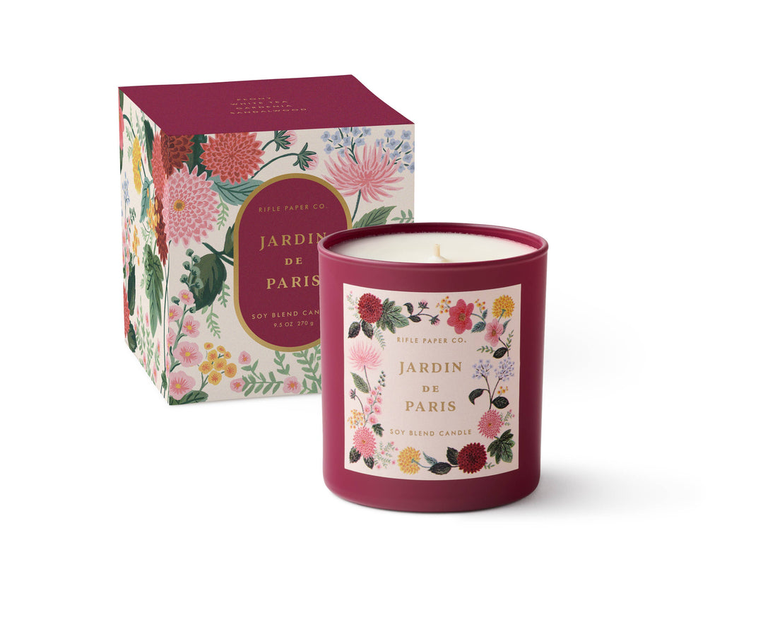 Rifle Paper Co. - Dahlia Jardin de Paris 9 oz Glass Candle
