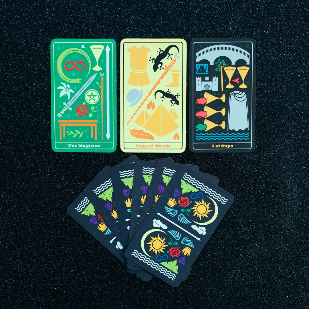 Tarot Disassembled: (78 Full-Color Cards)