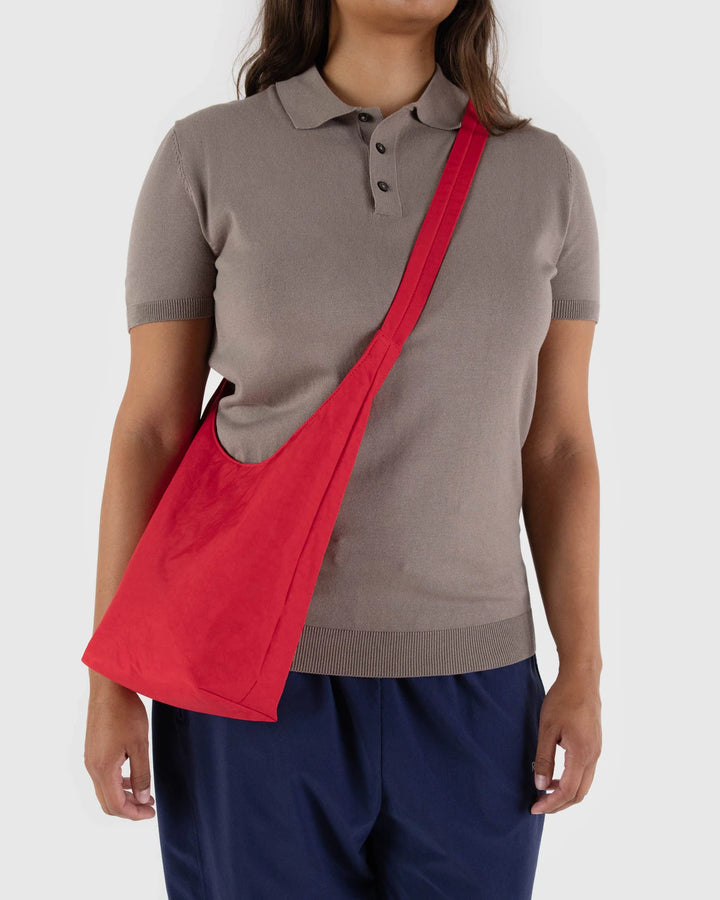 BAGGU- NSmall Nylon Sling Purse- Candy Apple