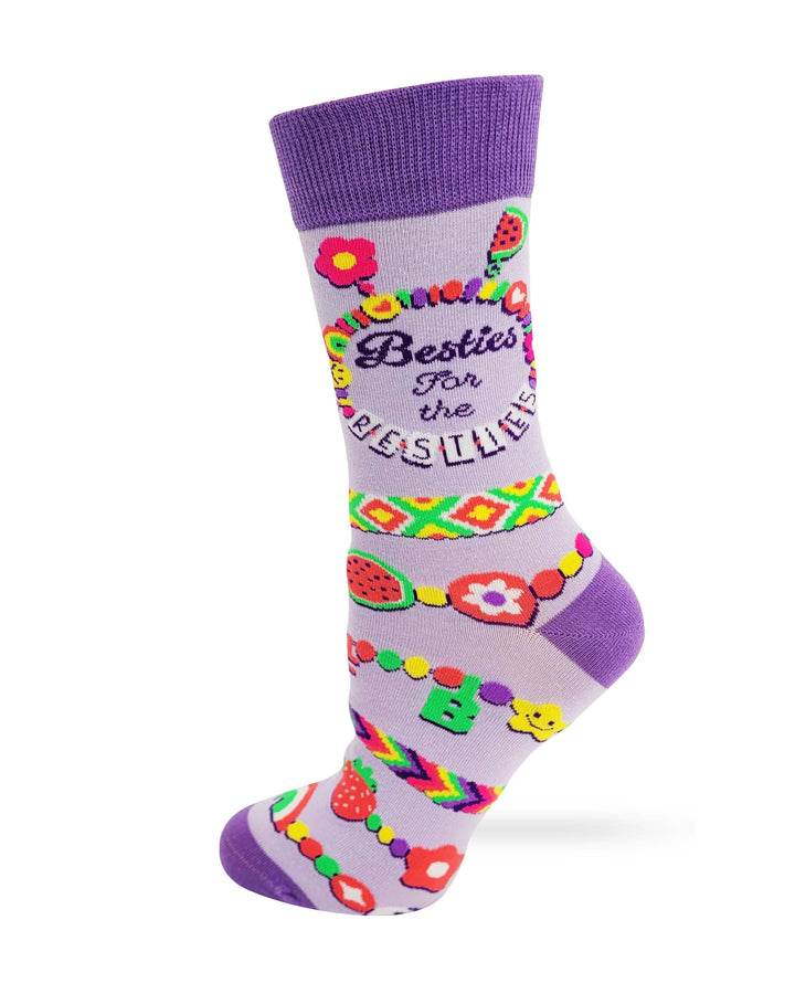 Fabdaz - Besties for the Resties Women's Crew Socks