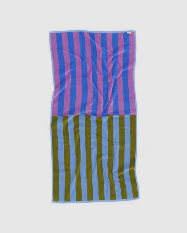 Baggu- Bath Towel Cabana Striped