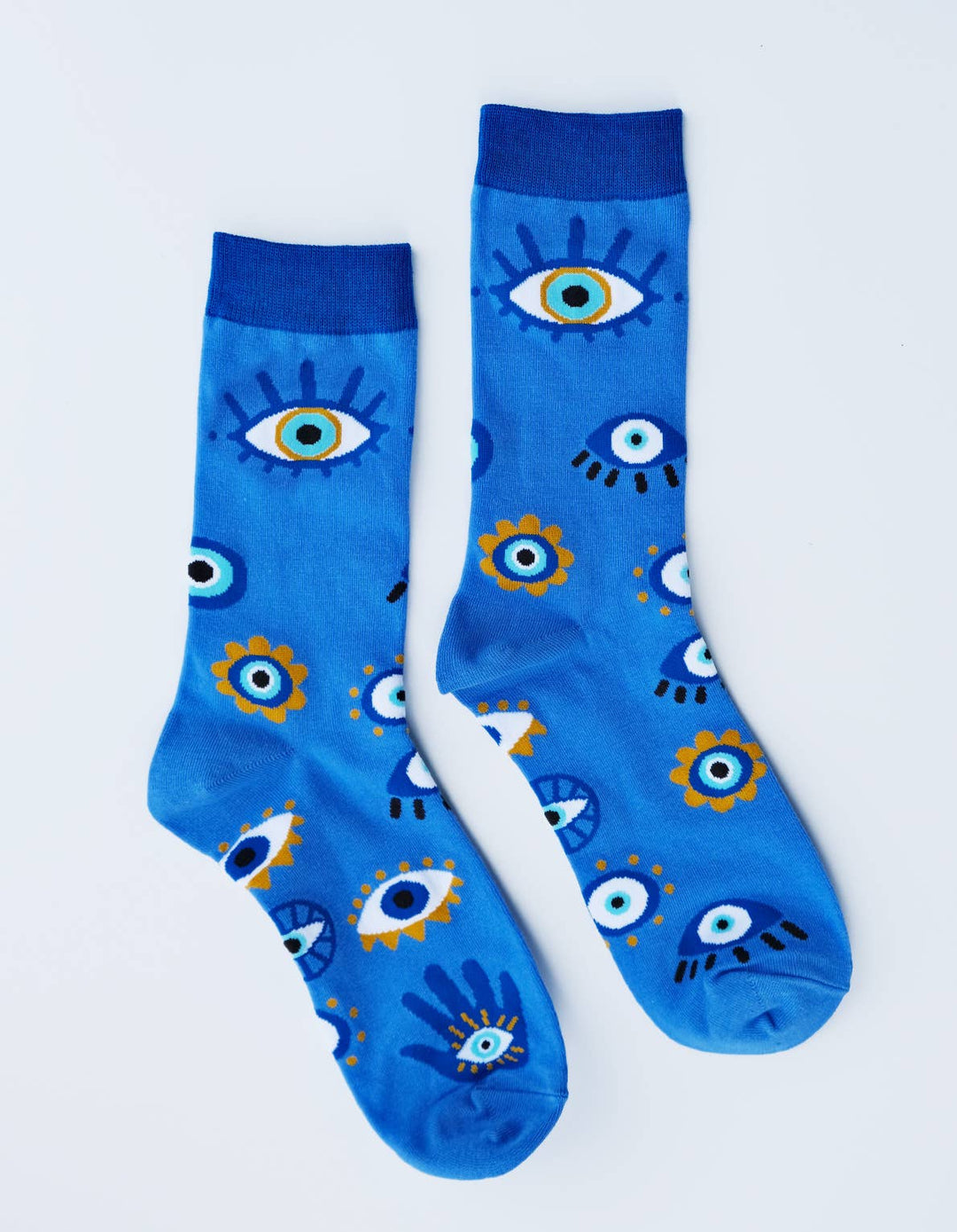 Idlewild Co. - Evil Eye 100% Cotton Women's Crew Socks