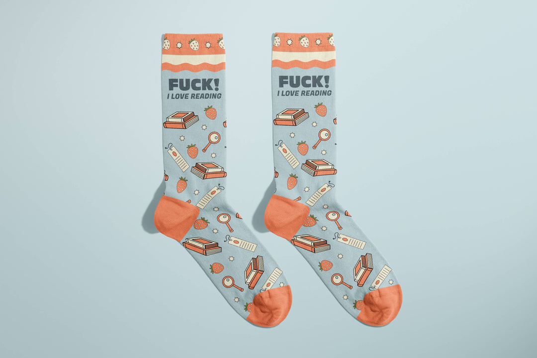 FUN CLUB - Fuck! I Love Reading Socks (book lovers
