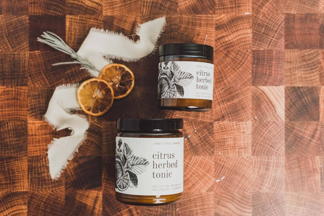 Broken Top Brands - Citrus Herbed Tonic Natural Soy Candle 9 oz