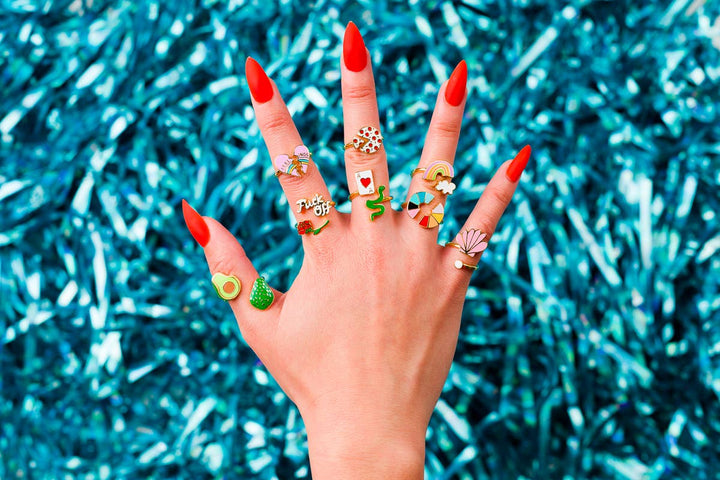 Yellow Owl Workshop - F*ck Off Adjustable Ring - Swear Word Jewelry