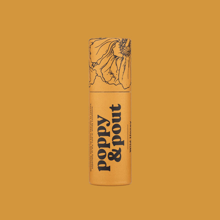Poppy & Pout Lip Balm- Wild Honey