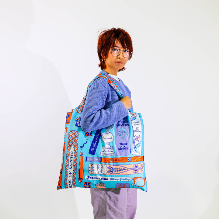 Yellow Owl Workshop - Bookbag Art Sack® - Eco-Friendly Reusable Book Lovers Tote