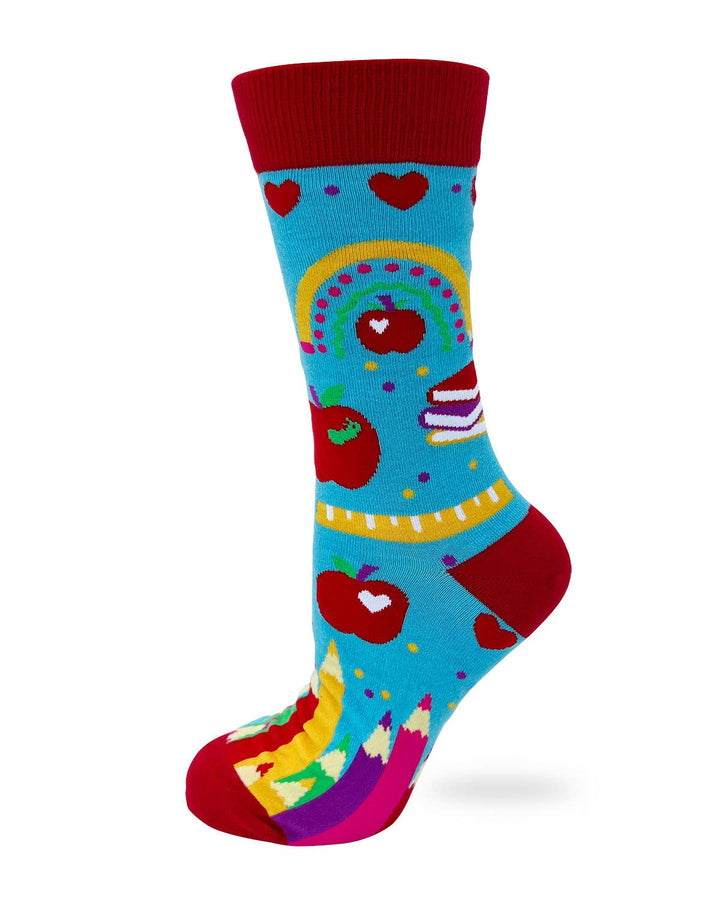 Became a Teacher For The Money and Fame Women's Crew Socks