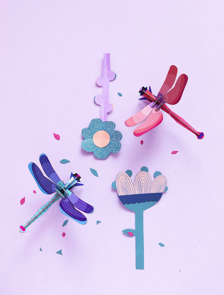 Studio Roof (no tariffs) - 3D Wall Art - Insect - Sapphire Dragonfly