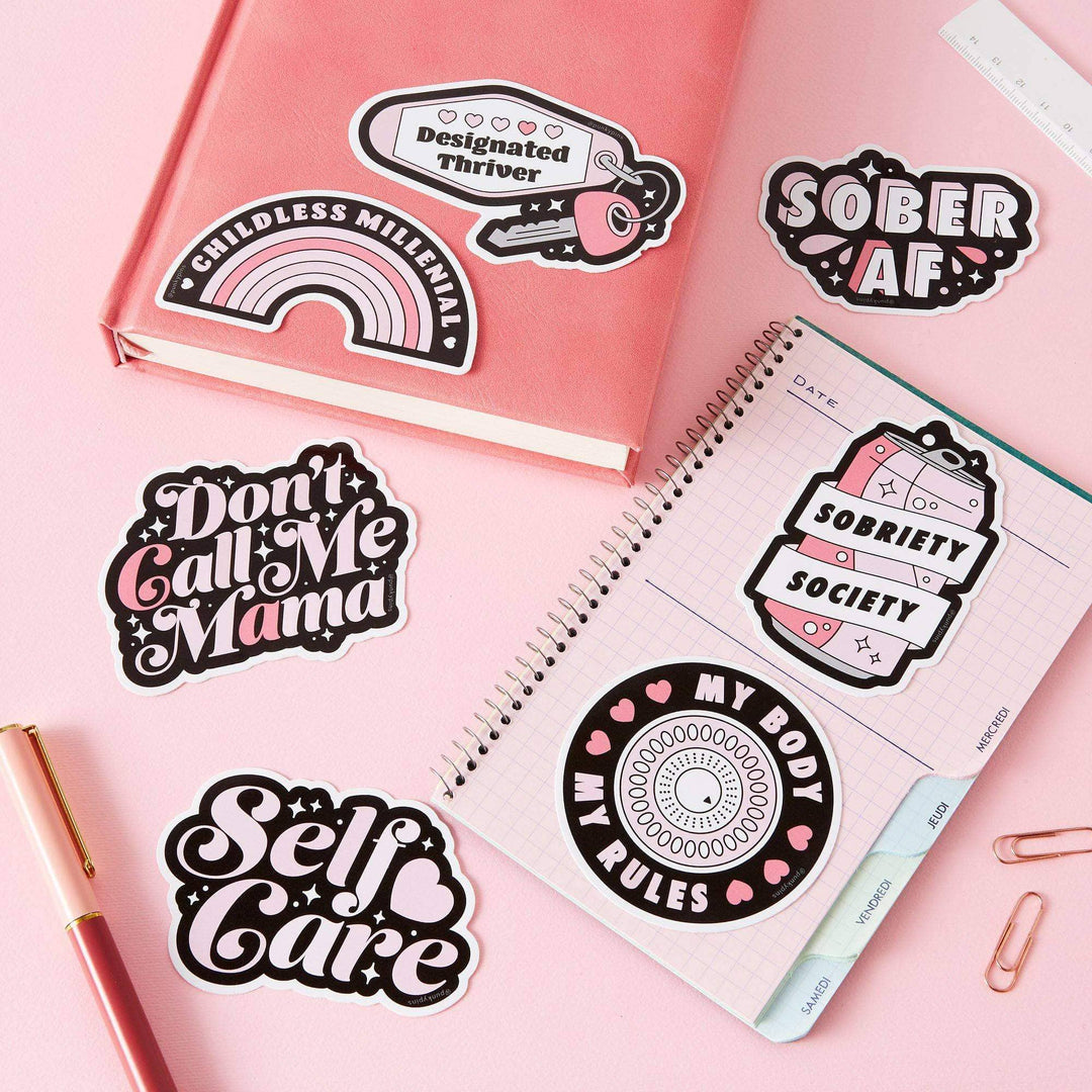 Punky Pins - Sober AF Vinyl Sticker