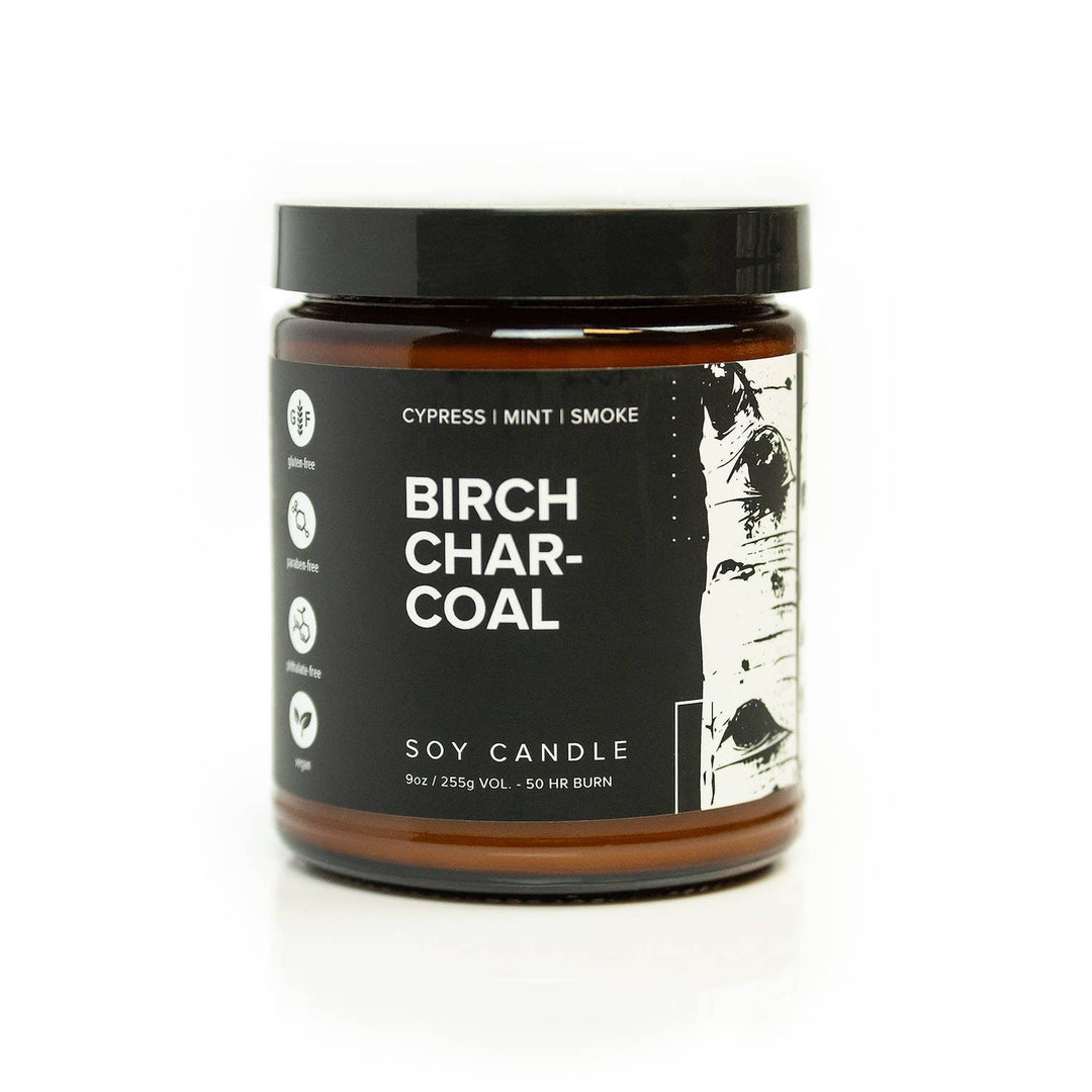 photo jar birch manly candle