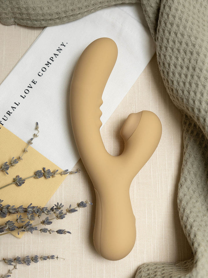 Natural Love Company- The Camphor rabbit vibrating dildo
