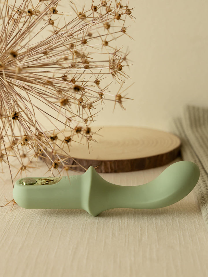 The Natural Love Company - Damson - Compact G-Spot Vibrator Dildo