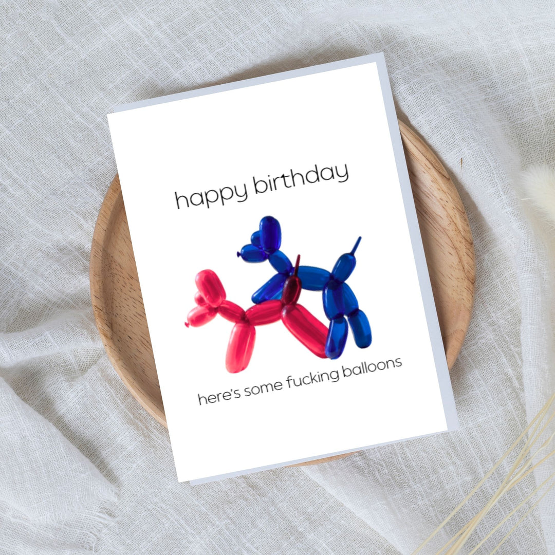 Hells Bells Co.- HBD fucking balloons