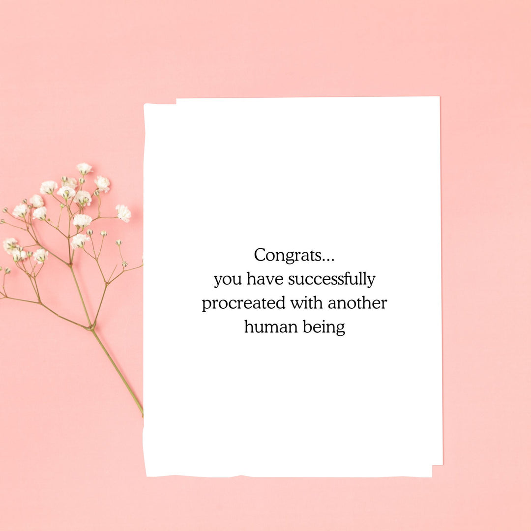 Hells Bells Co.- Congrats procreating with another human being
