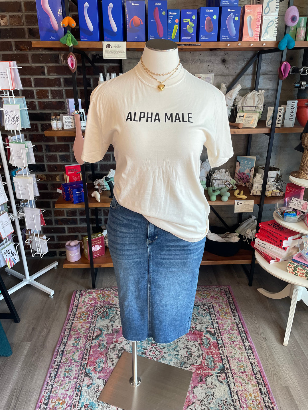 Womens and Plus Size Graphic Tshirt- Alpha Male