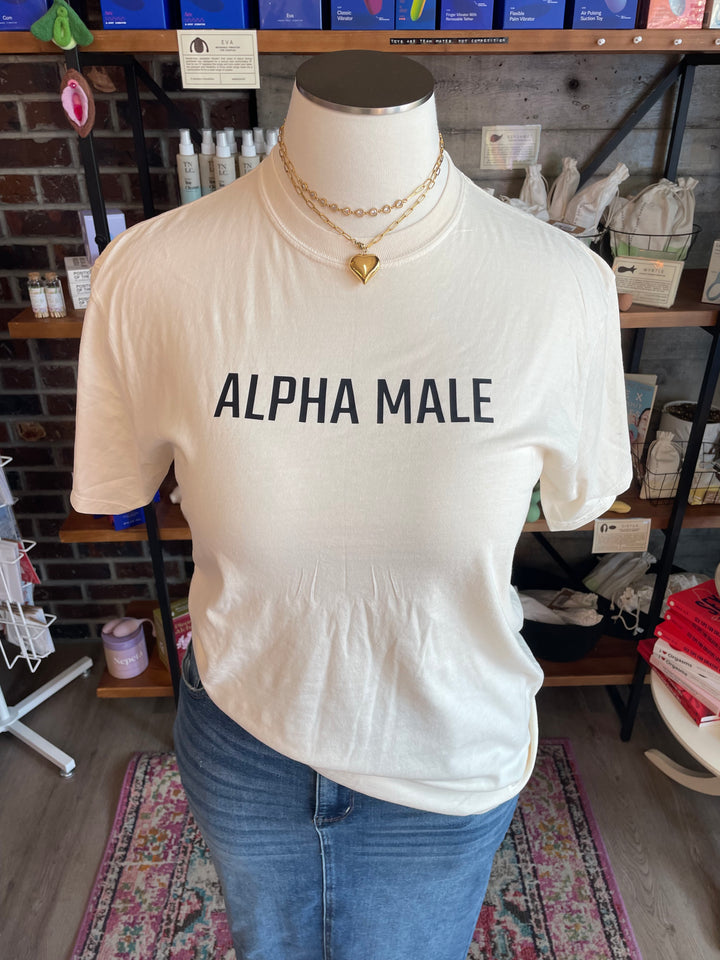 Womens and Plus Size Graphic Tshirt- Alpha Male