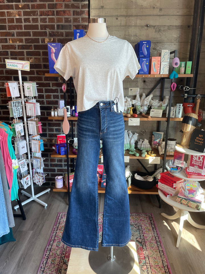 Womens Judy Blue Jeans High Rise Flare