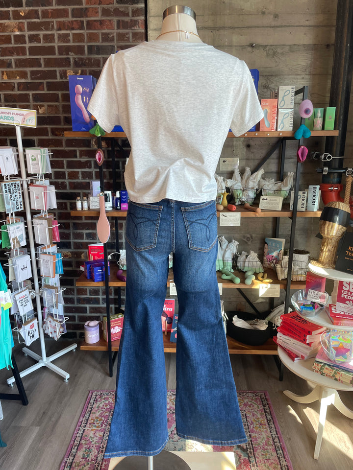Womens Judy Blue Jeans High Rise Flare