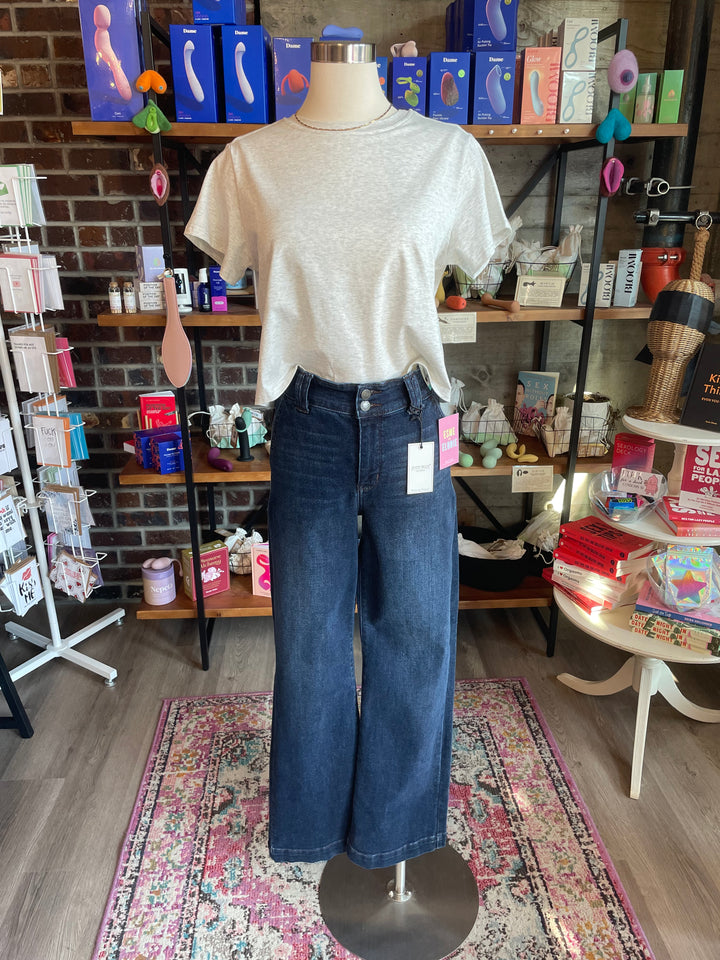 Judy Blue High Waist Wide Leg Trousers