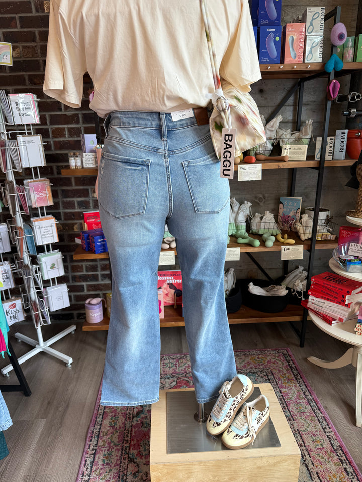 Plus Size Judy Blue High Waist Tummy Control Straight Jeans