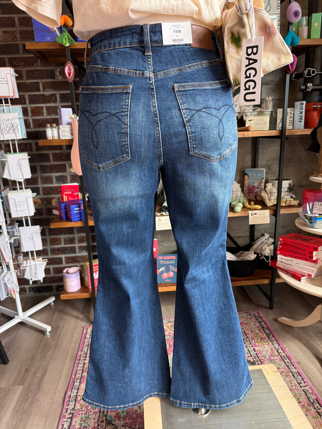 Plus Size Judy Blue Jeans High Rise Flare