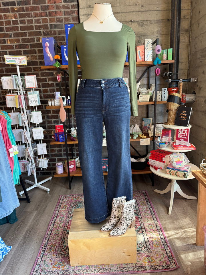 Plus Size Judy Blue High Waist Trouser