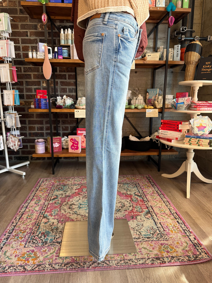 Womens Judy Blue high waist Tummy Control Straight Jeans