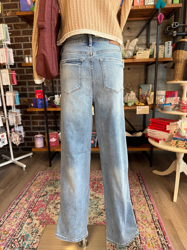 Womens Judy Blue high waist Tummy Control Straight Jeans