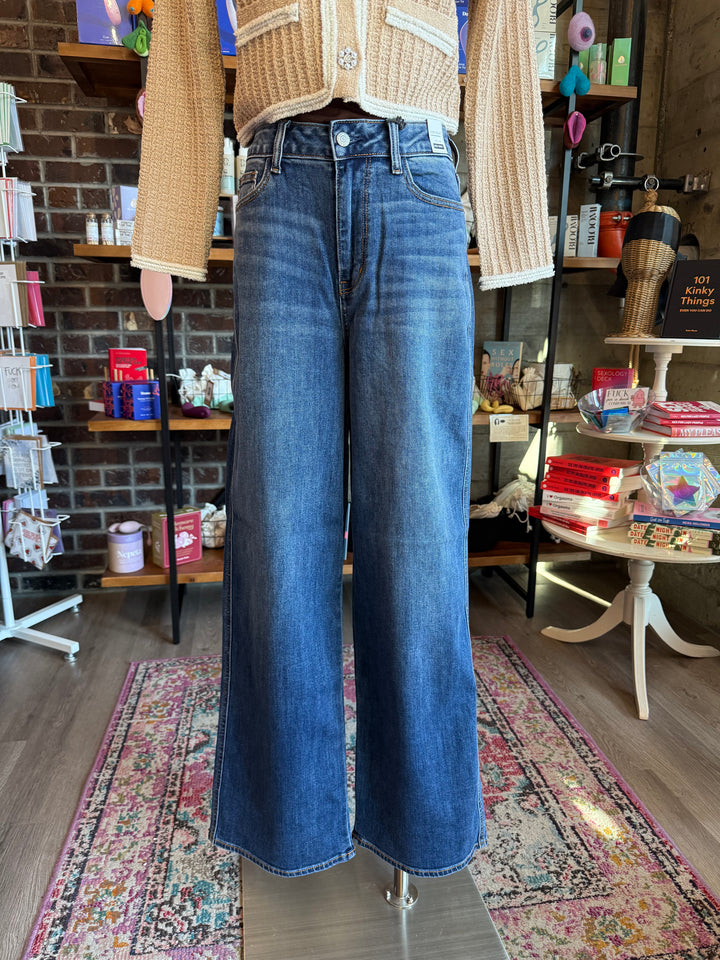 Judy Blue High Waist Wilhemina Baggy Dark Blue