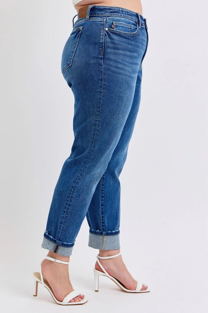 Judy Blue PLUS Boyfriend JB82624DK-CO