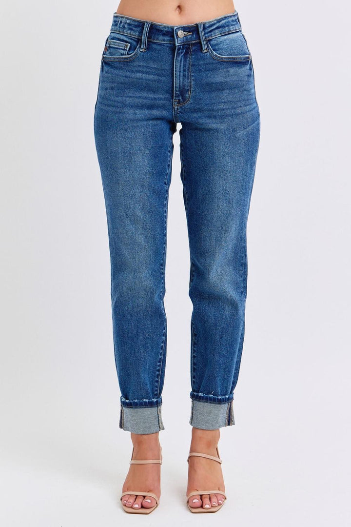 Judy Blue PLUS Boyfriend JB82624DK-CO