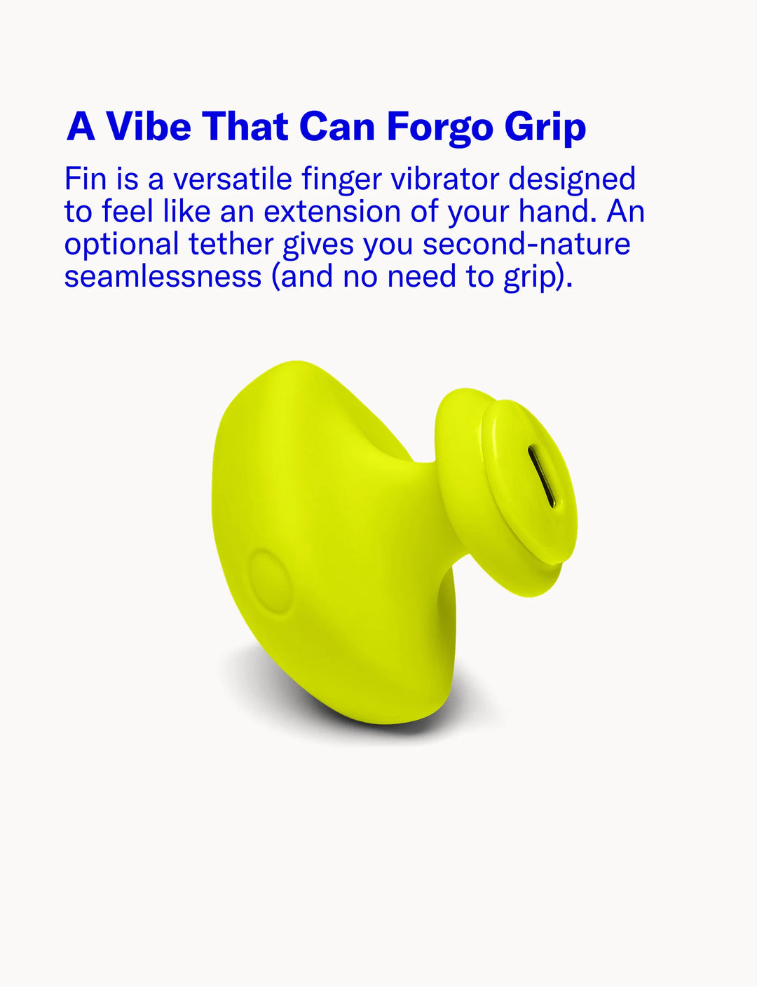 Dame Products - Fin, Finger Vibrator CITRUS