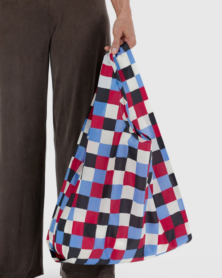 BAGGU- Standard Reusable Shopping Bag Painted Check