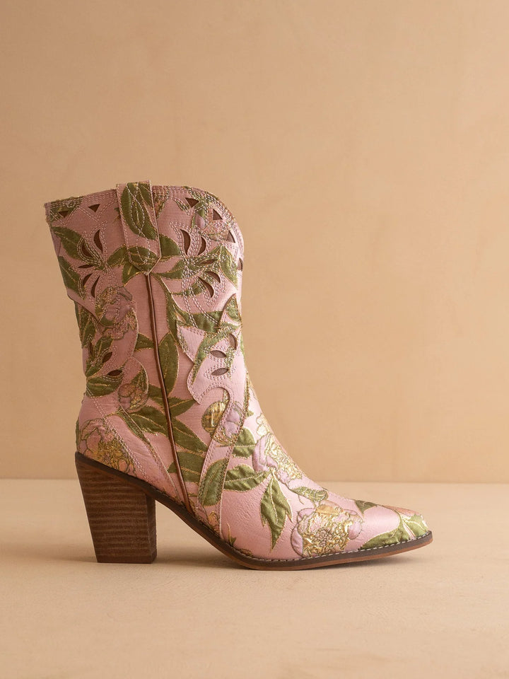 Oasis Society-The Sorrel - Paneled Western Booties