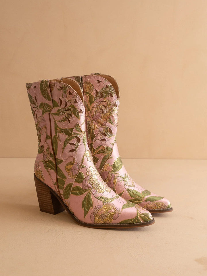 Oasis Society-The Sorrel - Paneled Western Booties