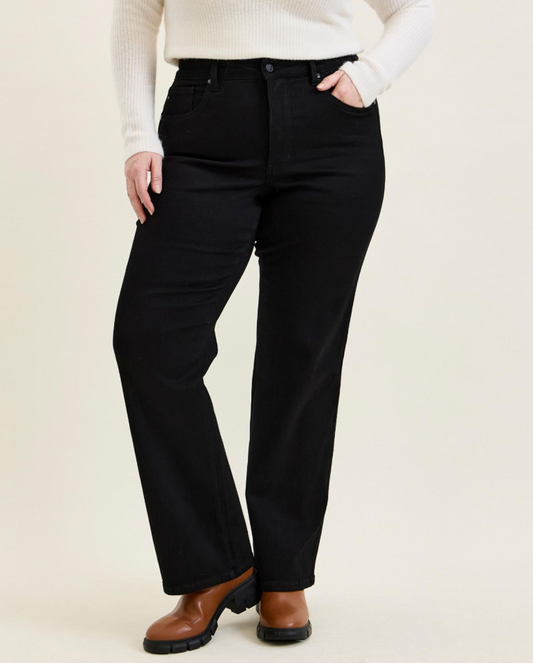 Womens Judy Blue Jeans High Waist Kimberly Classic in Black (Copy)