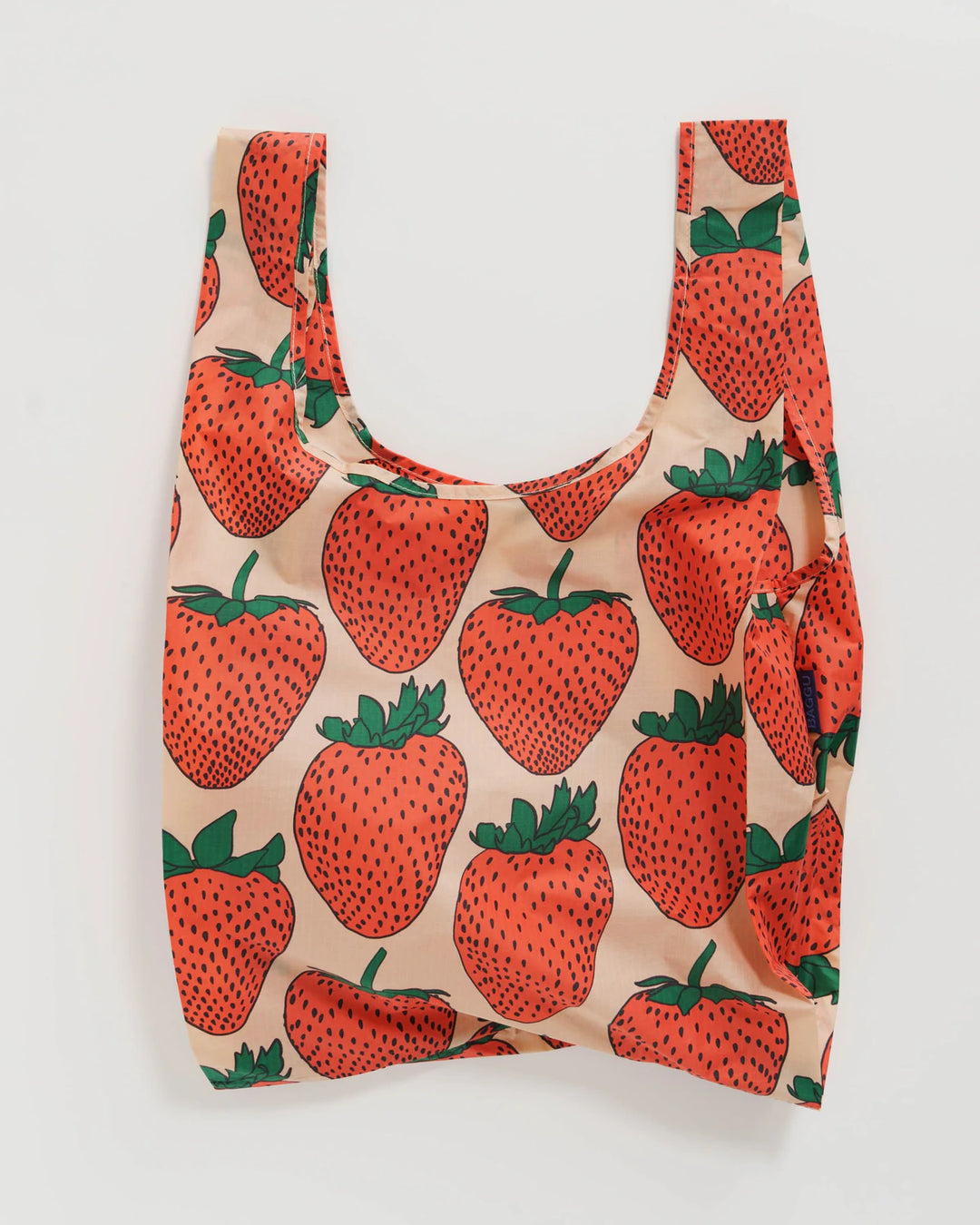 BAGGU- BIG Reusable Shopping Bag Strawberry